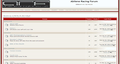 Desktop Screenshot of abileneracing.forumcity.com