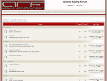 Tablet Screenshot of abileneracing.forumcity.com