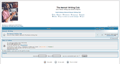 Desktop Screenshot of memoirwritingclub.forumcity.com