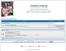 Tablet Screenshot of memoirwritingclub.forumcity.com